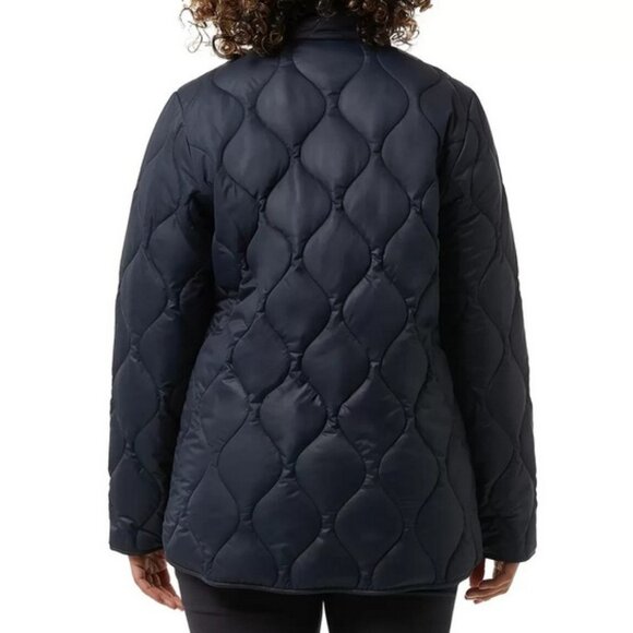 32 Degrees Ladies' Quilted Jacket Navy Blue NEW - Picture 3 of 3
